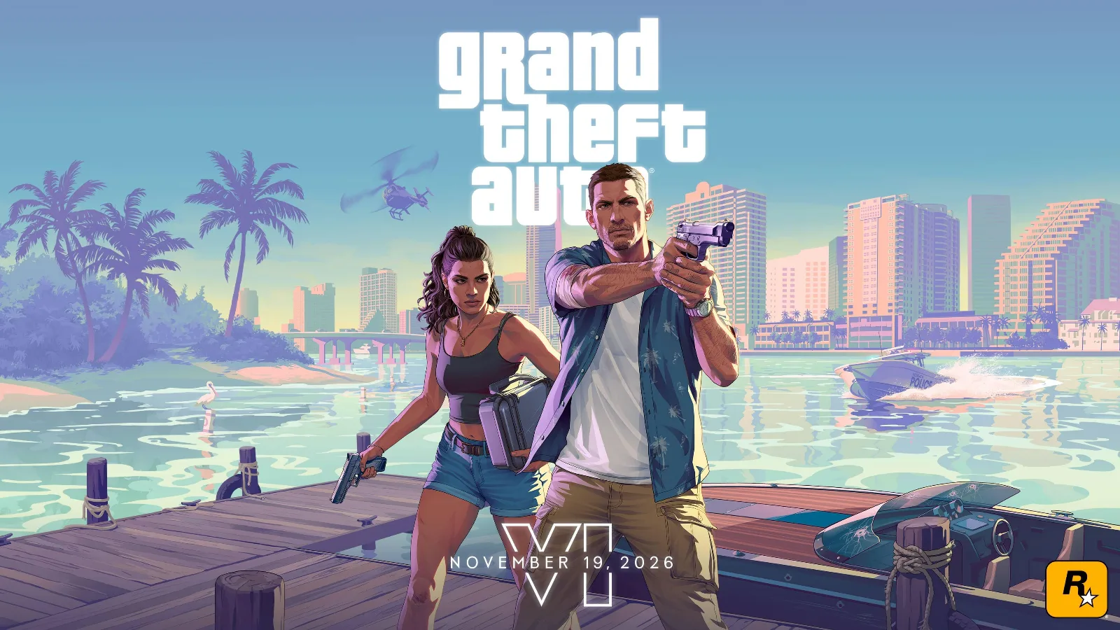 Rockstar Games divulgou nesta quinta feira, 15 de outubro de 2026, o trailer de lançamento de GTA 6