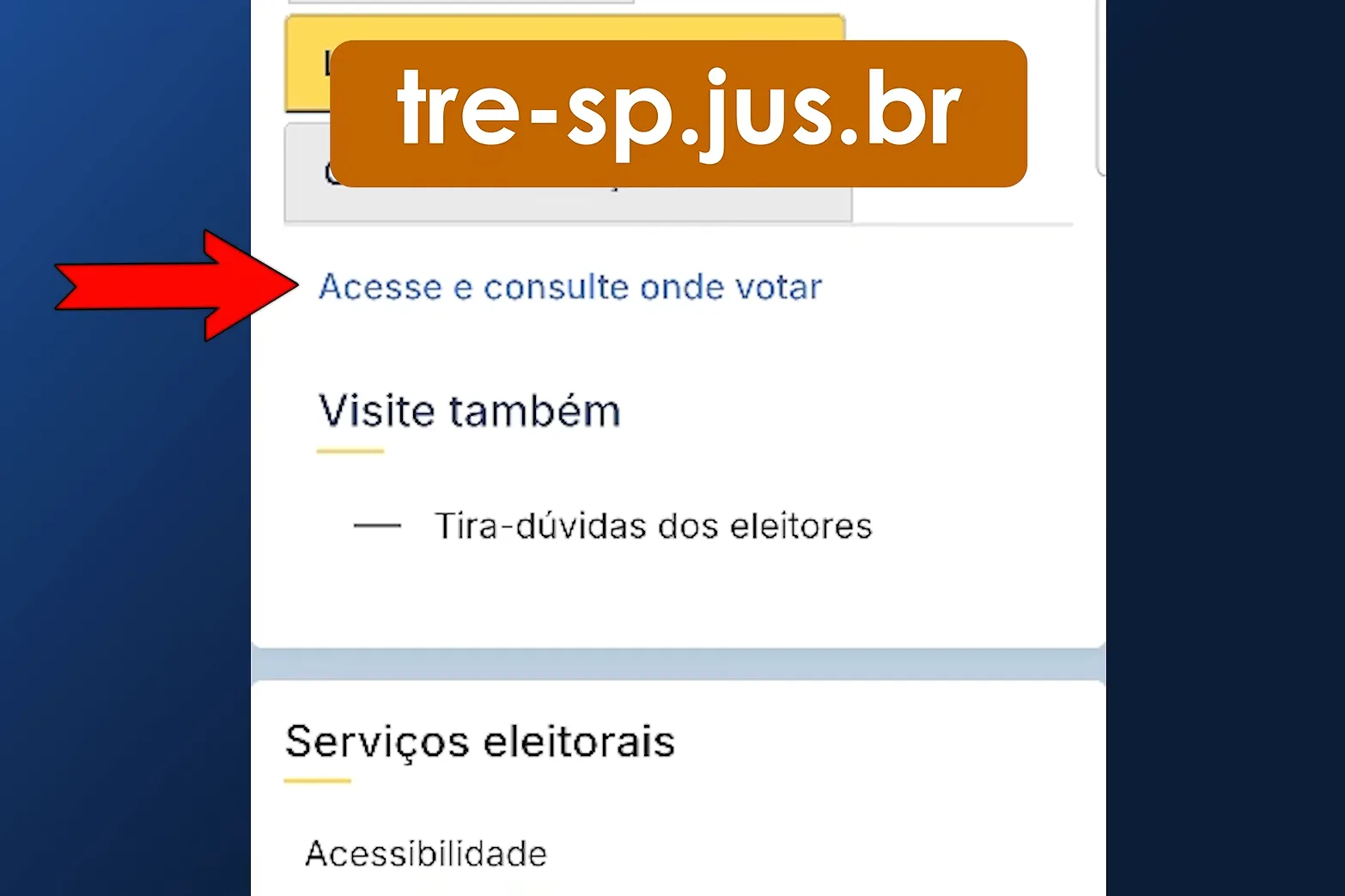 Como descobrir onde votar nas Eleições 2026
