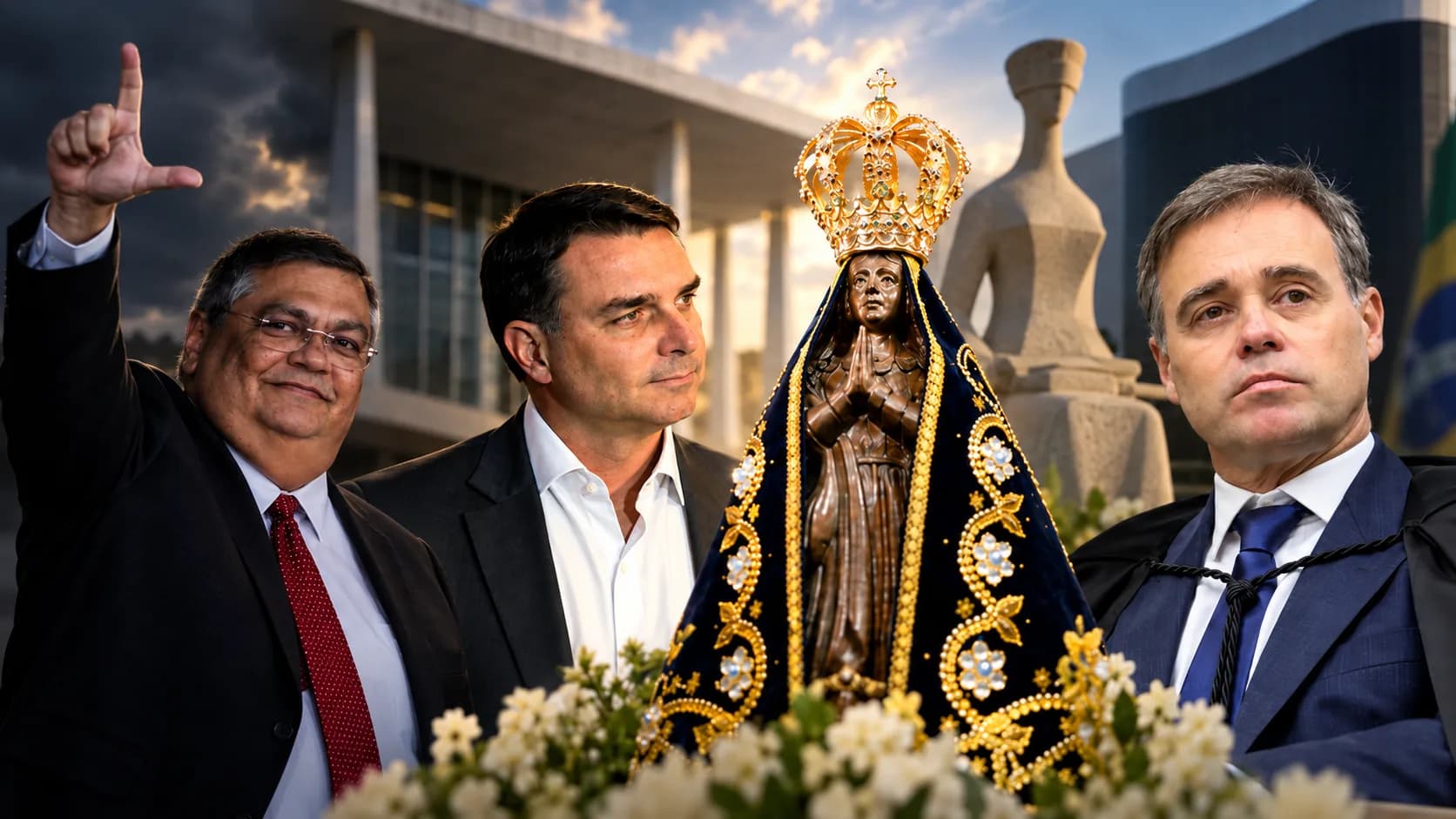 Dino derruba ordem do TSE sobre Nossa Senhora Aparecida e caso ganha novo capítulo na eleição
