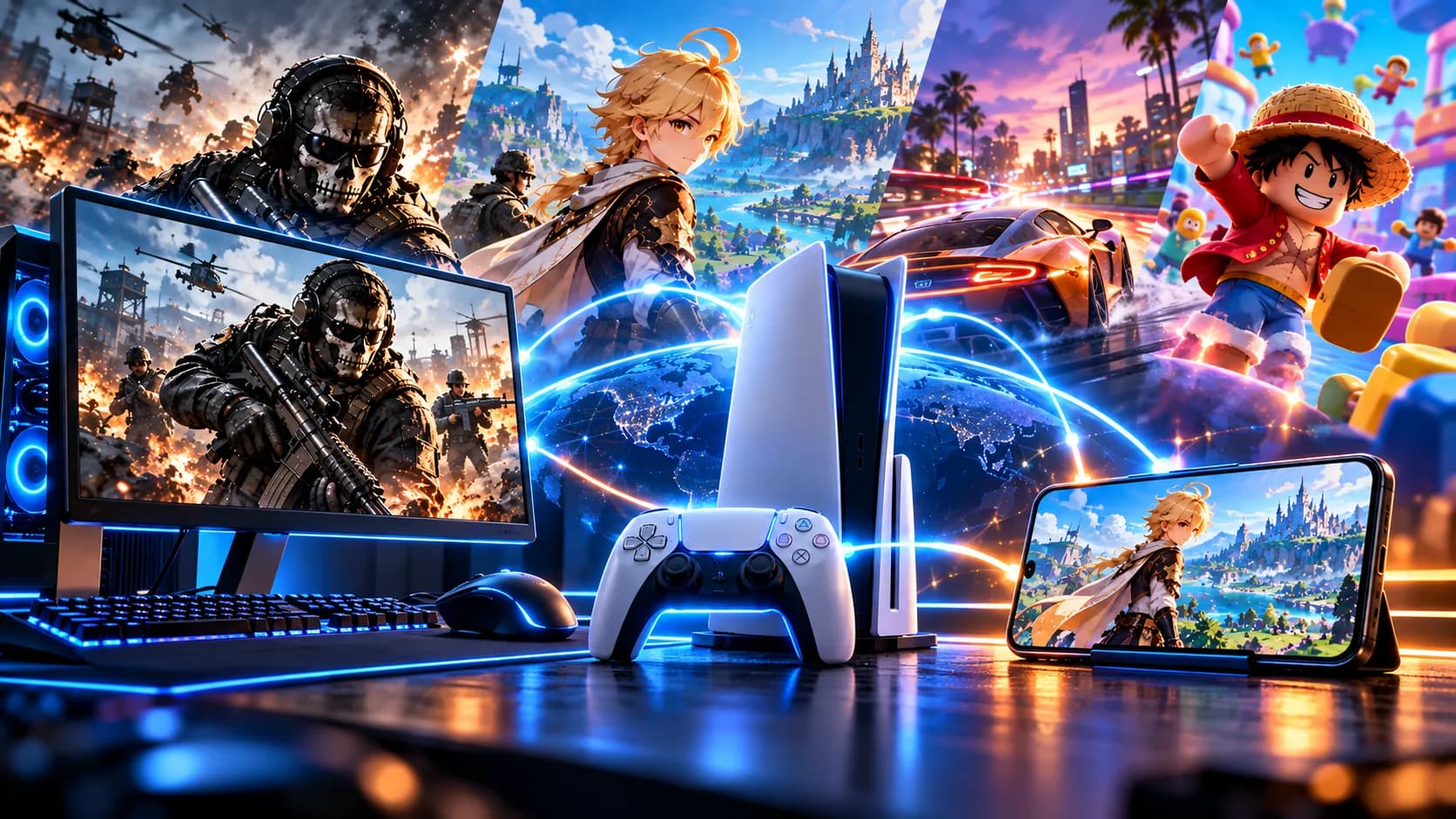 Jogos grátis para jogar com amigos: multiplayer e crossplay em 2026