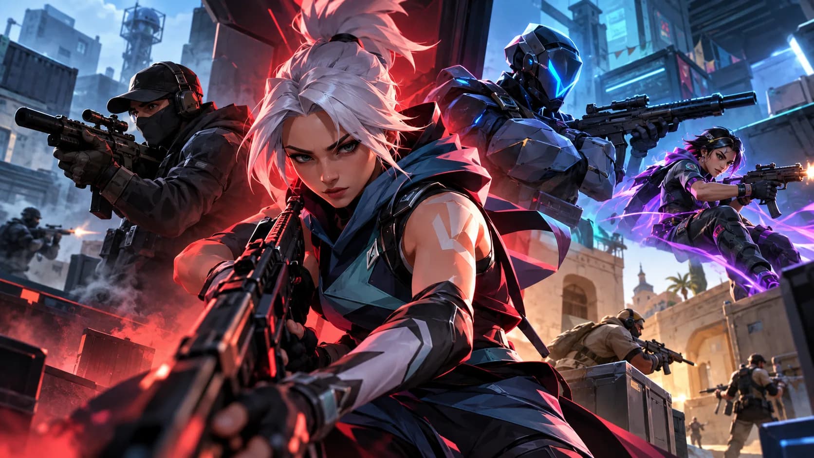 Jogos grátis parecidos com VALORANT em 2026: FPS competitivos para testar