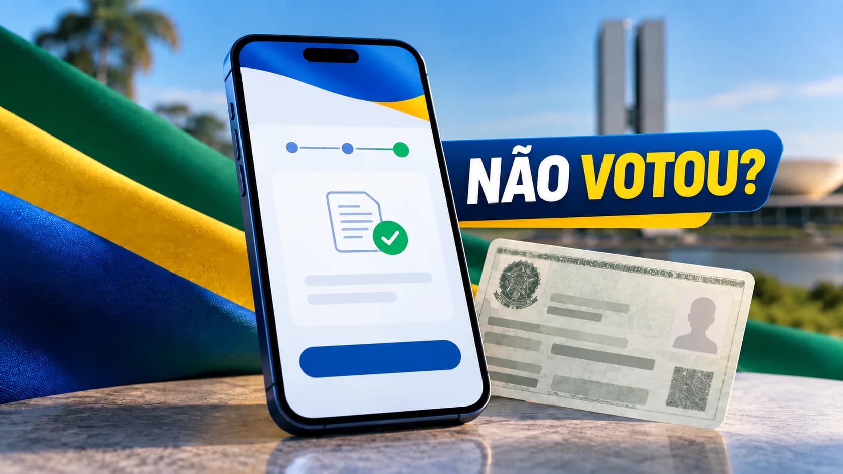 Como justificar voto nas Eleições 2026 após o 1º turno: prazo e passo a passo