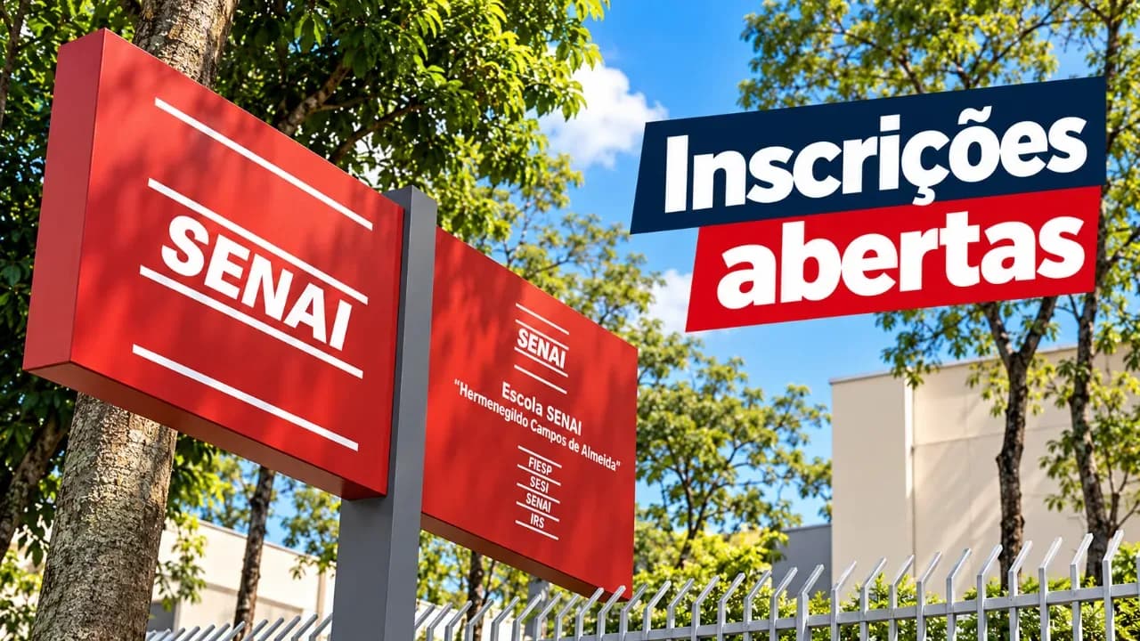 Cursos gratuitos do SENAI: como encontrar vagas e fazer a inscrição