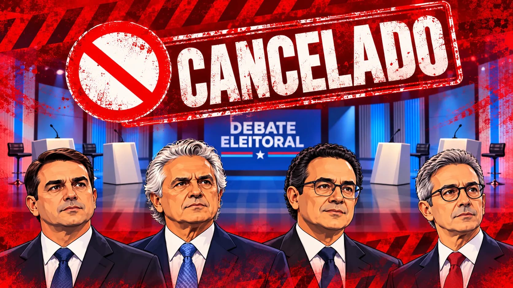 Debate da Globo hoje é cancelado após mudanças de última hora