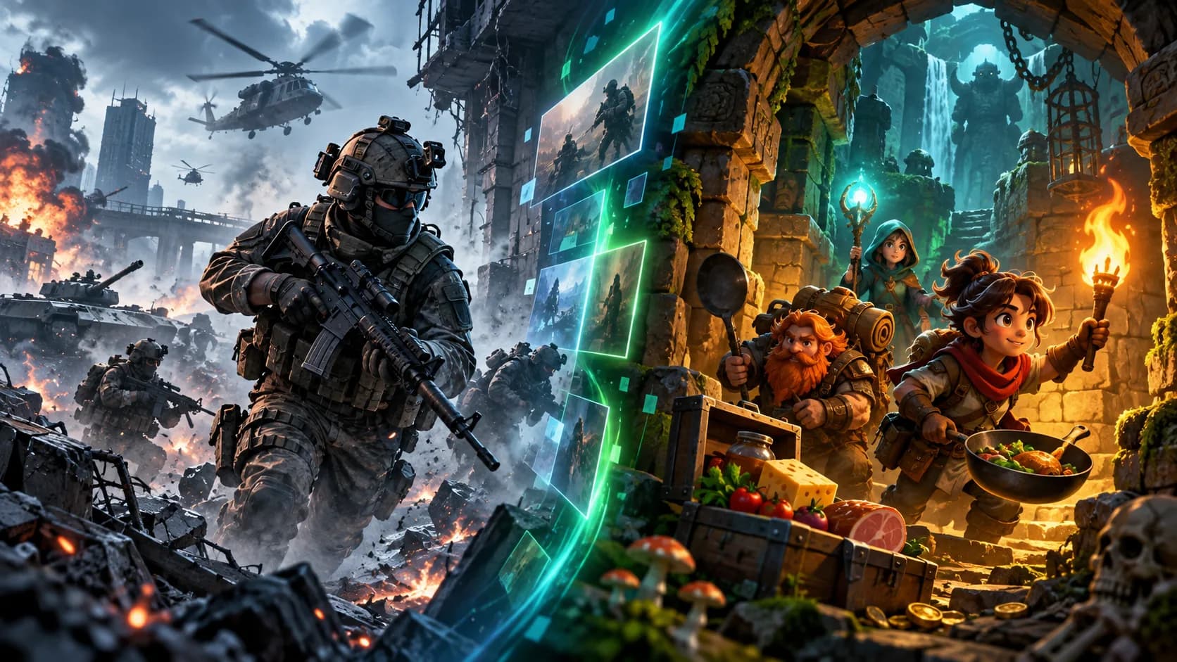Battlefield 6 e jogo brasileiro Deep Dish Dungeon chegam ao Game Pass